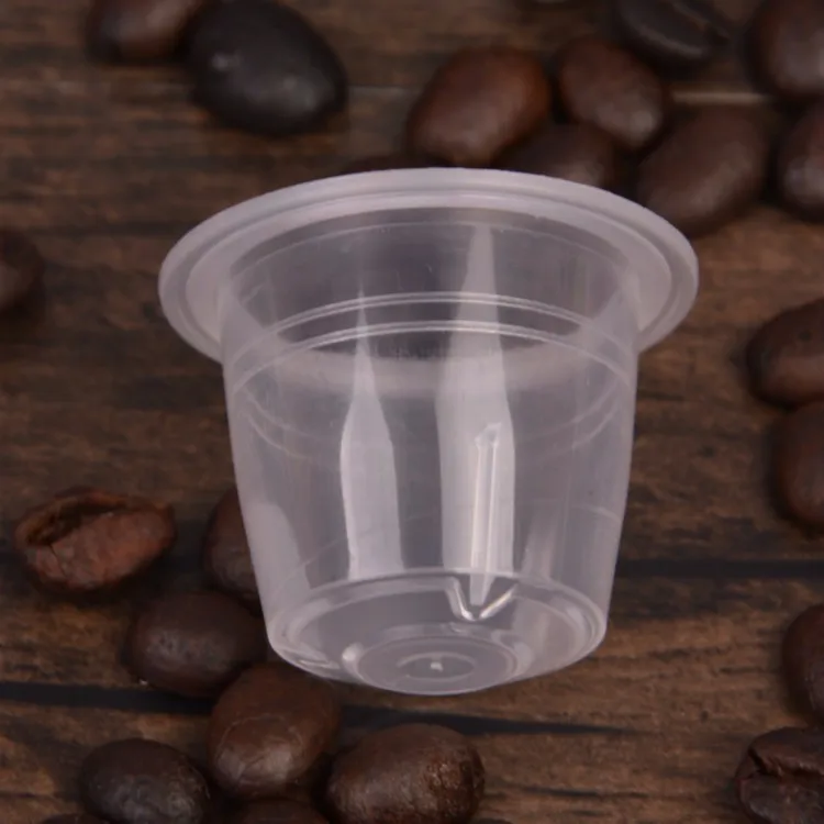 100 пустых кофейных капсул+ 100 Уплотнительная паста nespresso капсулы заполненные пластиковые чашки цикл