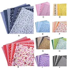 DIY Лоскутная Ткань Группа домашний сад принадлежности для шитья плотная ткань хлопок маленький цветочный ручной работы хлопок