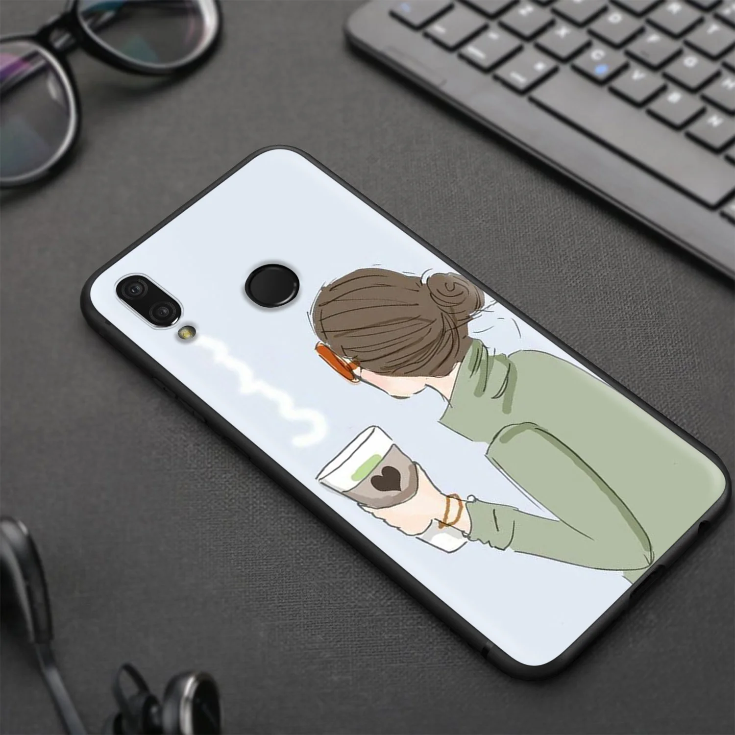 Lavaza Vogue принцесса девушки женщины кофе чехол для Huawei P30 P20 P10 P9 P8 Mate 20 10 Pro Lite P Smart