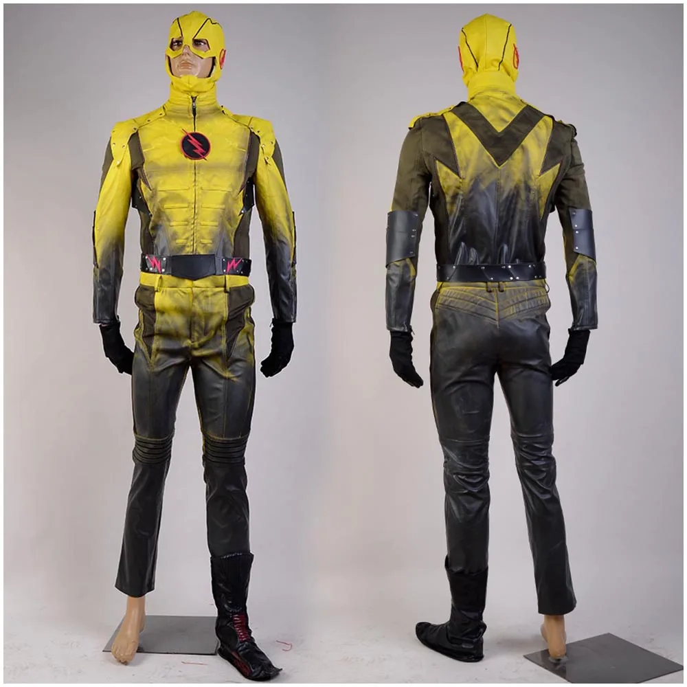 

The Reverse-Flash Professor Zoom Eobard Thawne Cosplay Costume Outfit Power Suit Halloween Carnival For Men full set