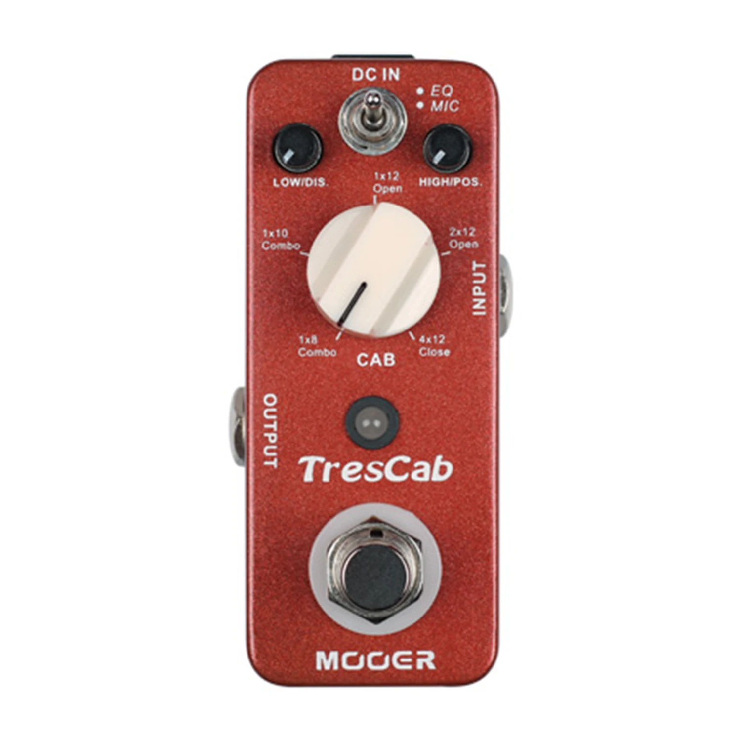 

Mooer TresCab Digital Cab Simulated Guitar Effect Pedal 5 Cab Choices 2 Balanced Adjustment Microphone Pick Up Location Effects