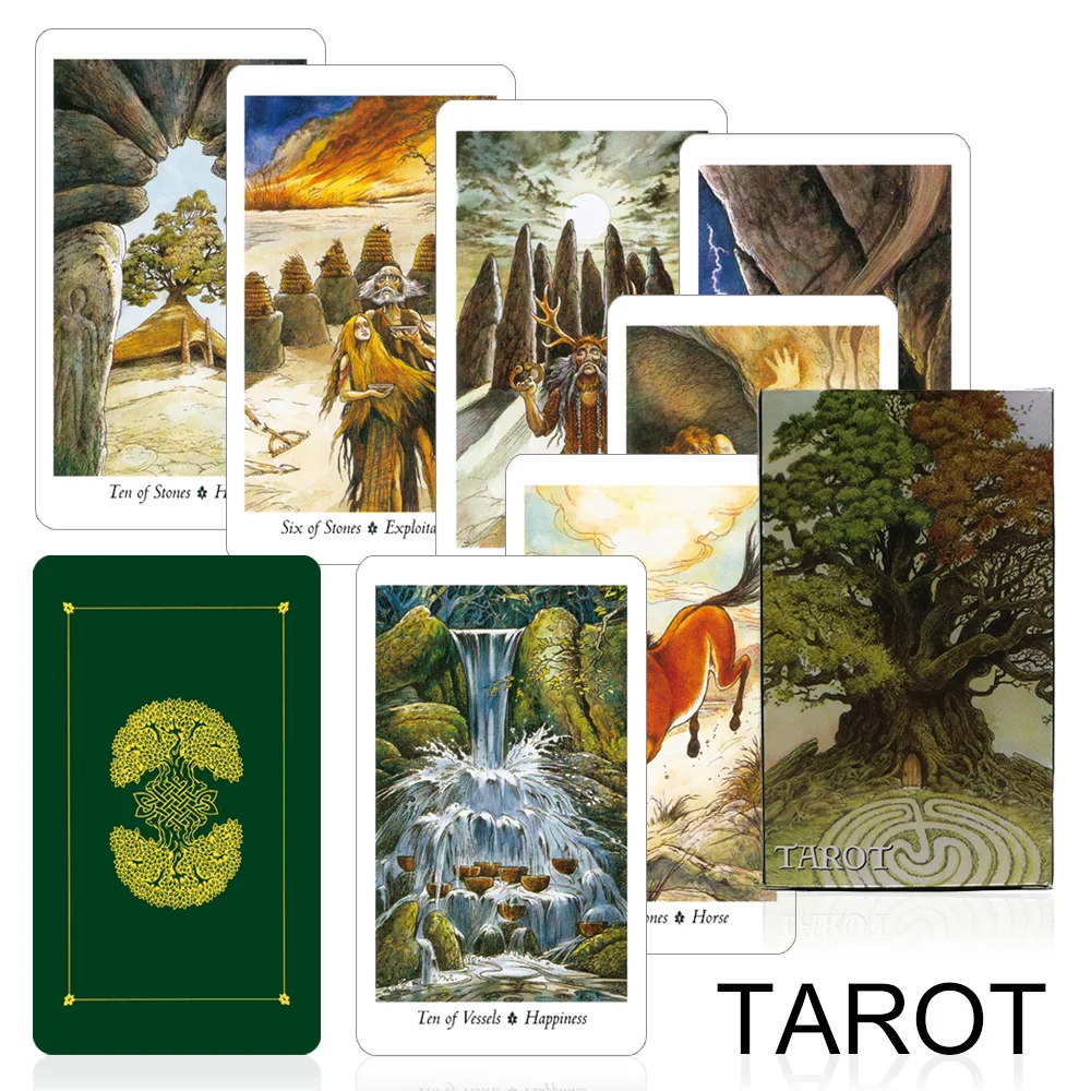 high quality cards game Nature tarot cards Full English mysterious ...