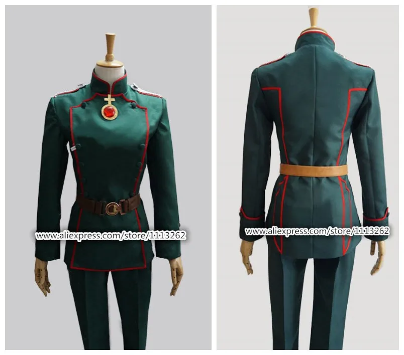 

Anime Saga of Tanya the Evil Youjo Senki Tanya von Degurechaff Cosplay Costume Custom Made