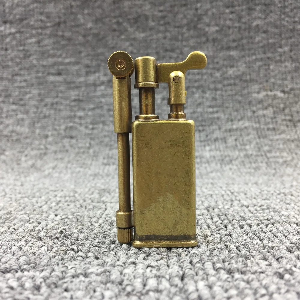 JIFENG brass retro gasoline lighters Antique collection Men's Cigarette