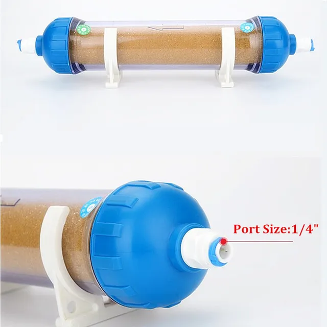 Cheap RO Refillable Inline filter cartridge 10-Inch filled with Ion Exchange Resin Remove Scale And Softening Water Quality