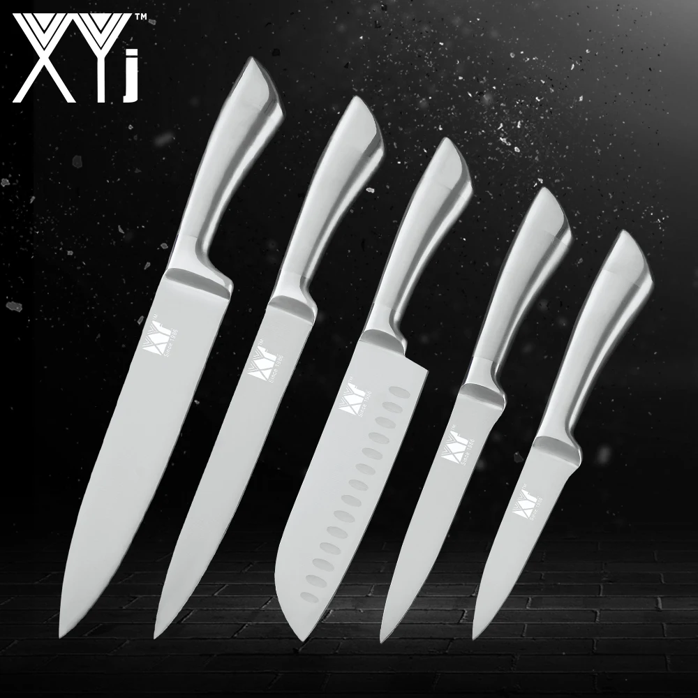 Buy XYj 5PCS Stainless Kitchen Knife Set High Hardness