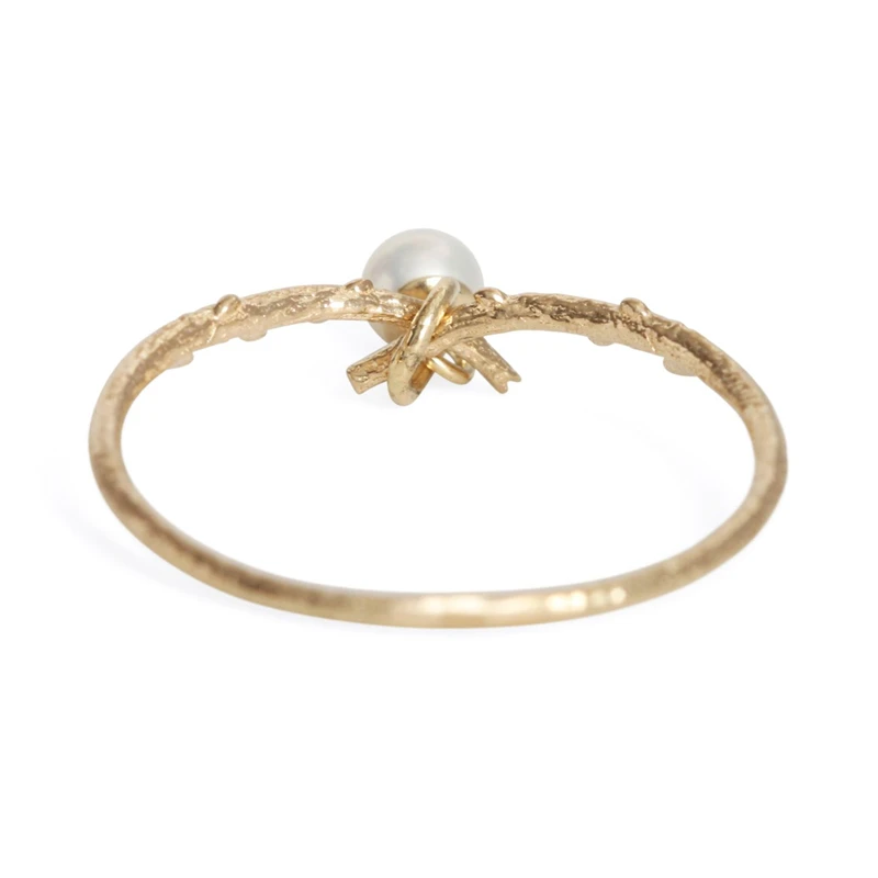 ROMAD перламутровые Кольца для женщин, Золотое ротанговое жемчужное кольцо с подвеской, Свадебные обручальные вечерние кольца, Изящный Подарок для девушек, anillo, для невесты, Корея, R5