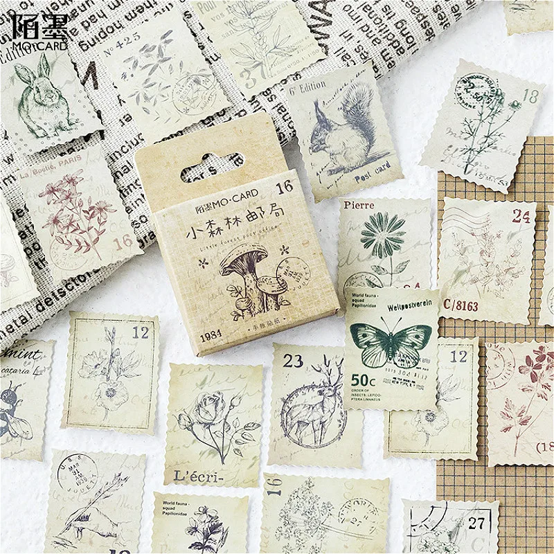 

45Pcs/set kawaii Memo pad cute Stamp pattern planner Decoration Diary school supplies stationery posted it sticky notes