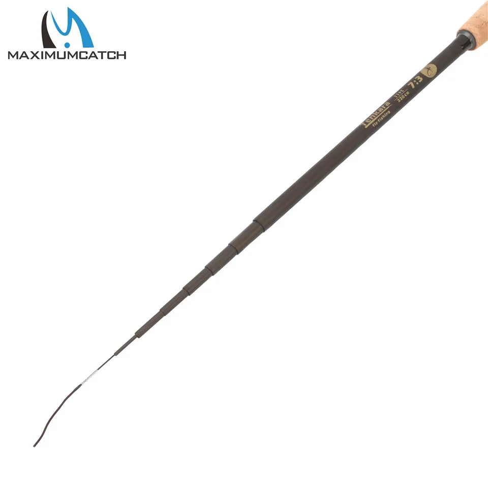 Fibra de Carbono Caixa de Madeira Maximumcatch V-tenkara Haste Outfit Im10 - 36 t Voar & Tenkara Linha Moscas 9-11ft 16 Esporte e Lazer
