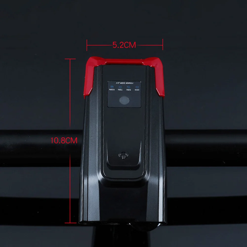 Discount 4000mAh Induction Bicycle Front Light USB Rechargeable Smart Headlight With Horn 800 Lumen LED Bike Lamp Cycle FlashLight 12