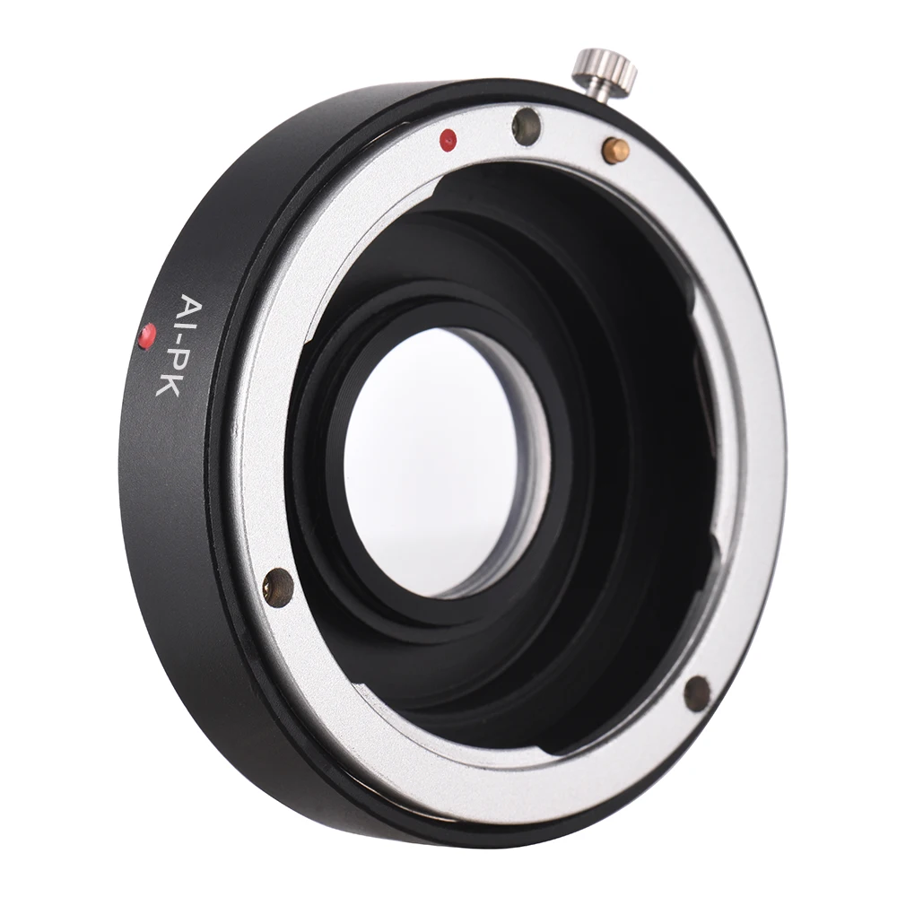 AI PK Optical Glass Lens Mount Adapter with Corrective Lens for Nikon