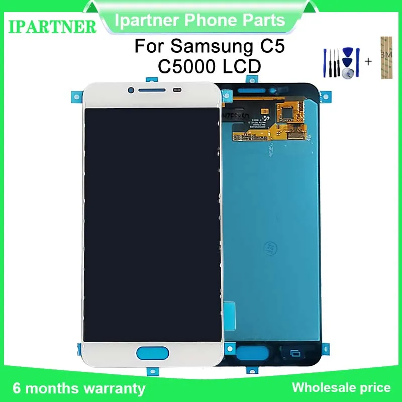 

For Samsung For Galaxy C5 C5000 LCD Display Touch Screen Digitizer Assembly Replacement For Samsung For Galaxy C5 5.2 inch