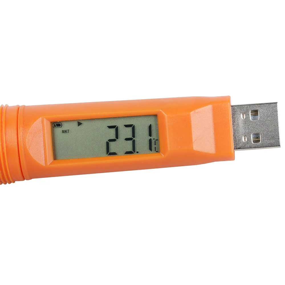 Многоразовый регистратор данных о температуре/рекордер USB flash 32000 точек ЖК