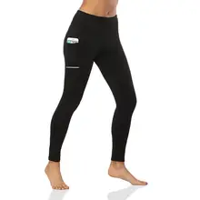 

High Waist Sports Wear Workout Women Gym Yoga Fitness Pantyhose Yoga Pants Leggings With Side Phone Pocket