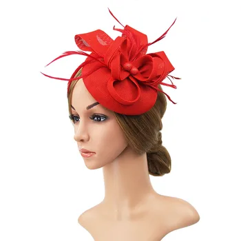 

2019 linen hat charming hat pamelas y sombreros para bodas ladies church hat royal hats chapeau femme mariage