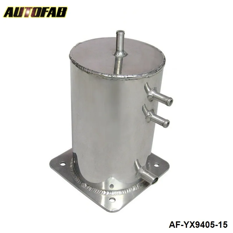 AUTOFAB - Fuel Swirl Pot Alloy 1.5 LT Fuel Surge Tank For Motorsport Race Drift Rally Drag Car AF-YX9405-15