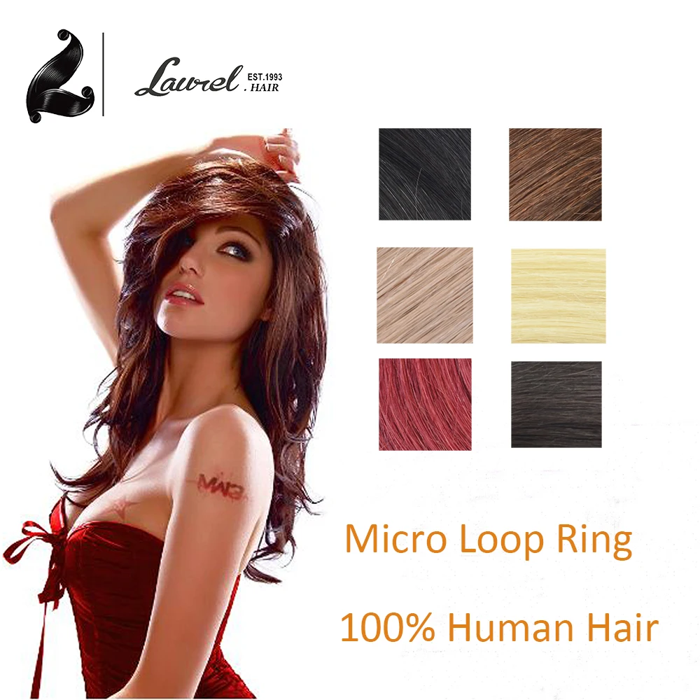 Micro Loop font b Hair b font Extensions font b Brazilian b font Remy font b
