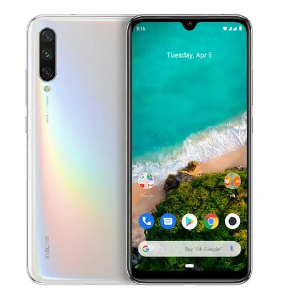 Global Version Xiaomi Mi A3 4GB 64GB MiA3 Smartphone Snapdragon 665 48MP Triple Cameras 32MP Front Camera 6.088" AMOLED Display - Цвет: White