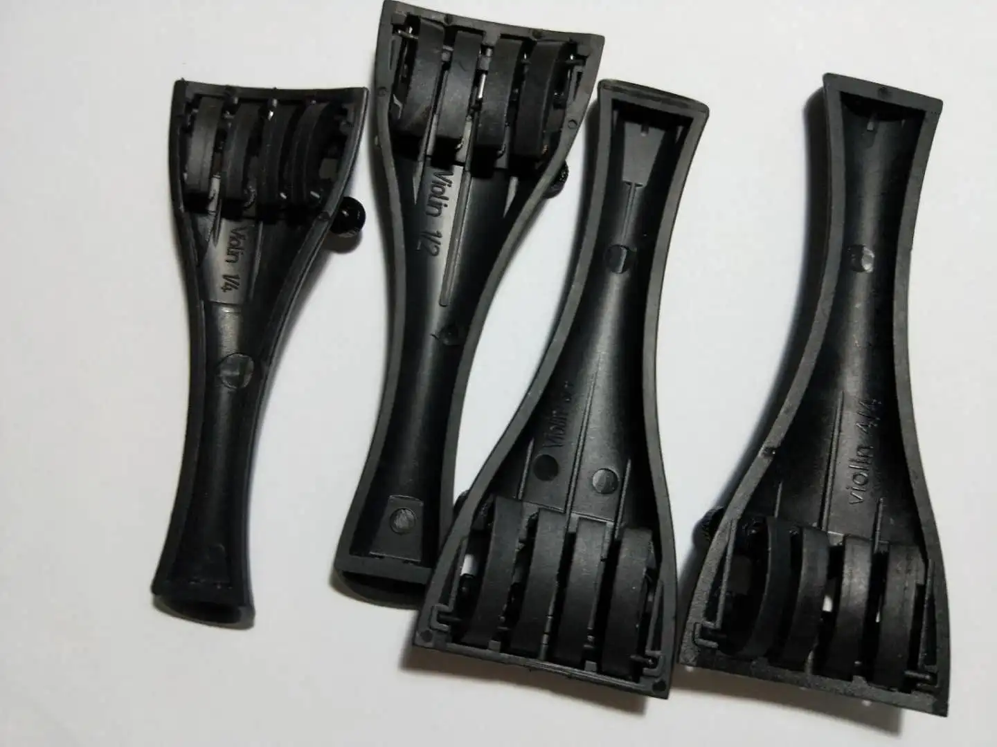 

10 PCs Quality Carbon Fiber Violin Tail Piece with String Adjusters From 1/4 1/2 3/4 To 4/4 with10PCs Free Nylon Guts