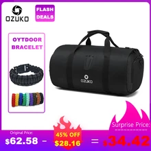 OZUKO Multifunction Large Capacity Men Travel Bag Waterproof Duffle Bag for Trip Suit Storage Hand Luggage