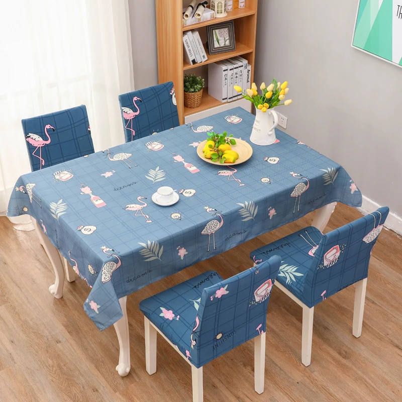 Nordic Style Waterproof Dust-proof Tablecloth Rectangle Kitchen Table Cloths Party Banquet Dining Room Decorative Table Cover