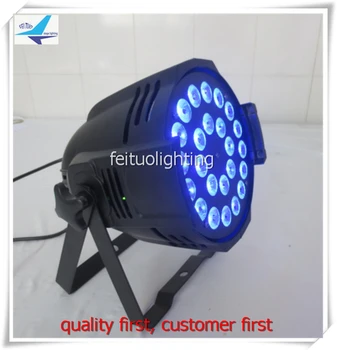 

free shipping 4pcs/lot LED Par 24x10w Stage Lighting Equipment Light RGBW 4IN1 Aluminum Par Can Light Strobe DMX Disco Par Wash
