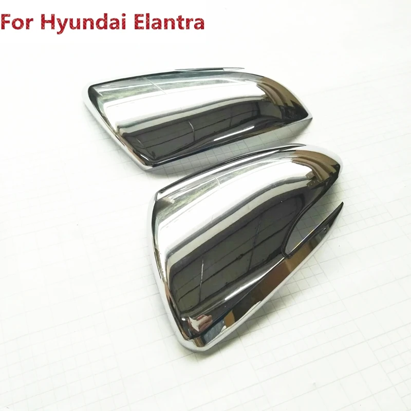 Хромированная крышка зеркала боковой двери подходит для 2016 2017 HYUNDAI ELANTRA AVANTE AD