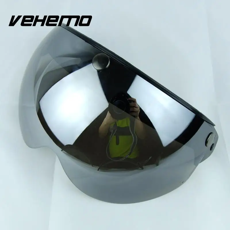 Vehemo мотоциклетный шлем объектив от ветра зонт с антибликовым покрытием 3/4 шлем Оптические стёкла