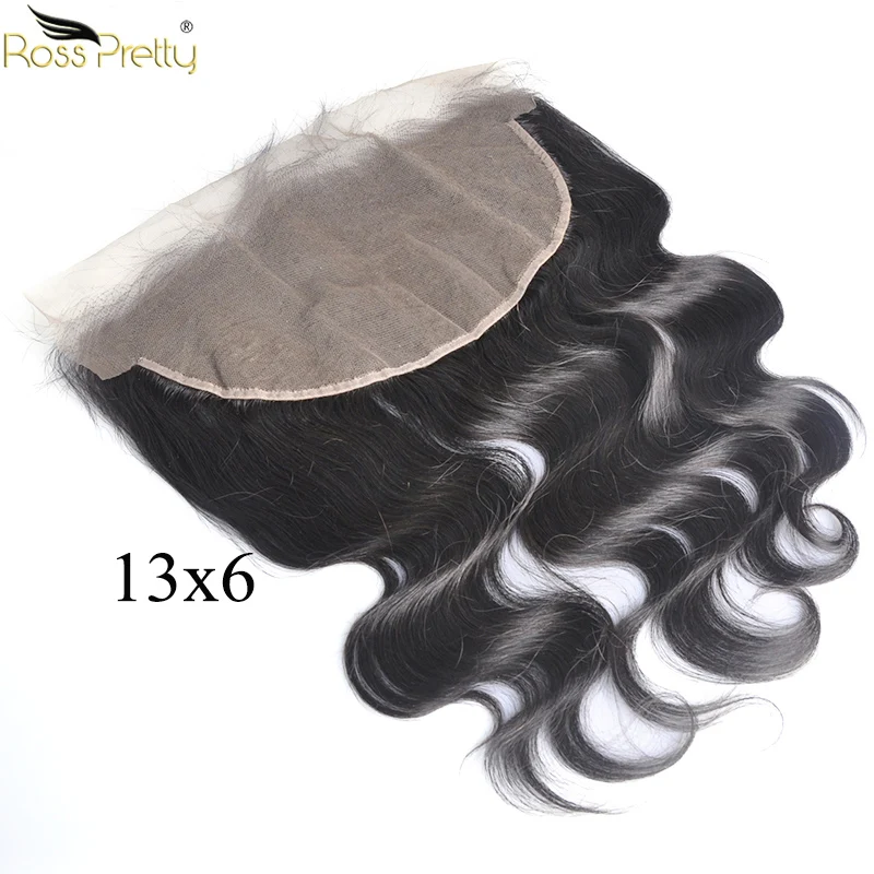 13x6 кружева спереди al 2" 24 дюймов длинные размер Remy человеческие волосы бразильские объемные волнистые кружева перед закрытие продукт Ross красивые волосы бренд