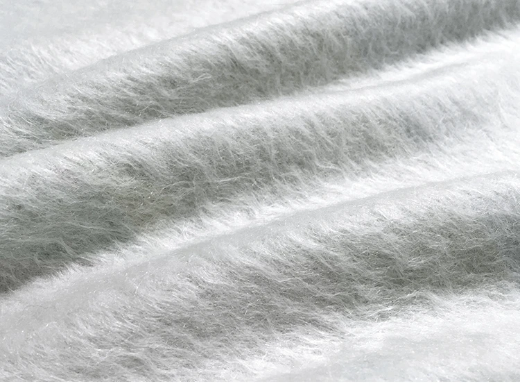 Серебряный мир Мода ограниченная зима кашемир из ангоры шерстяная ткань для пальто Длинная albaca ткань tissu лоскутное tela tissus