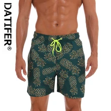 DATIFER Брендовые мужские купальные шорты, мужские спортивные шорты размера плюс XXXL, пляжная одежда, плавки, быстросохнущие шорты для серфинга ES3R