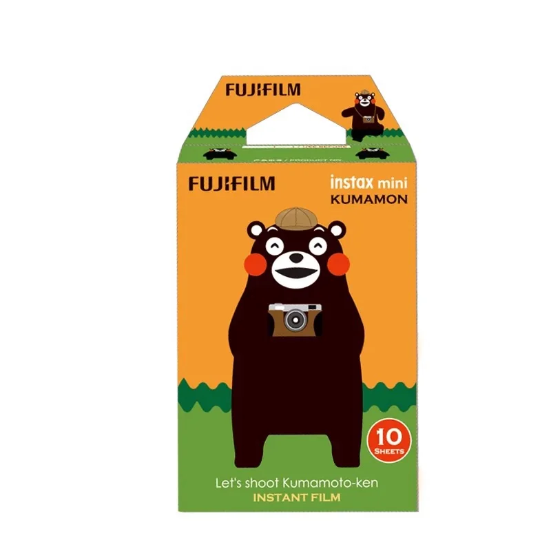 Новый 10 листов Fujifilm Instax Mini 9 пленка KUMAMON медведь kumamoto фотобумага мгновенная для