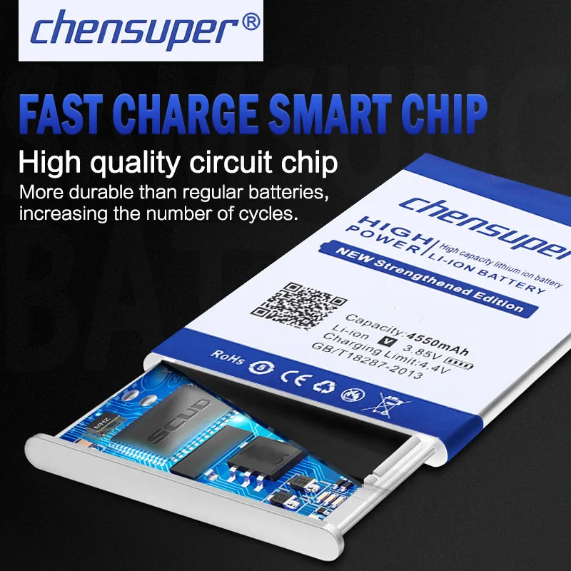 Оригинальное качество chenspuer 4500 mAh Батарея для SAMSUNG Note 4 note4 Dual Sim N9100 N9108V N9106W N9109W EB-BN916BBC