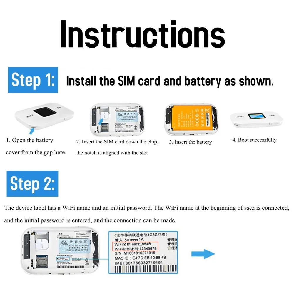 YLMOHO Unlock 4G Wifi Router Mini 3G 4G Lte Wireless/Portable/Pocket Wifi Mobile Hotspot Car Wi-fi Router With Sim Mifi 3000mAh amplifier for internet signal