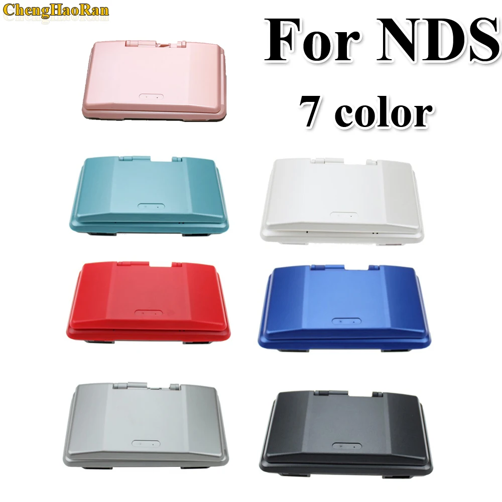 

ChengHaoRan 7 sets 7colors Housing Shell Case Cover For Nintend DS Shell Housing Cover Case Full Set W Button For NDS Case Game