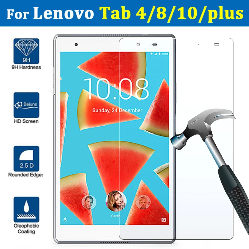 Закаленное стекло для планшета на lenovo tab 4 8 10 plus TB-8504 TB-8704 TB-X304 TB-X704 Защитная пленка для экрана