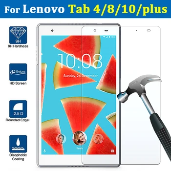 

Tempered tablet glass on the for lenovo tab 4 10 plus 8 TB-8504 TB-8704 TB-X304 TB-X704 Screen Protector film protective glas