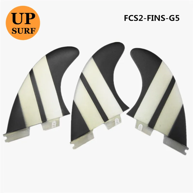 FCS II G5 плавники Черные Декоративные из стекловолокна для серфинга FCS2 G3 G7