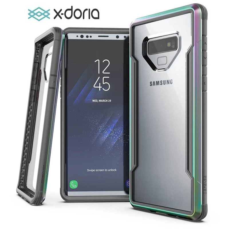 

X-Doria Defense Shield Case For Samsung Galaxy Note 9 Military Grade Drop Tested Protective Case Cover For Note 9 Aluminum Coque