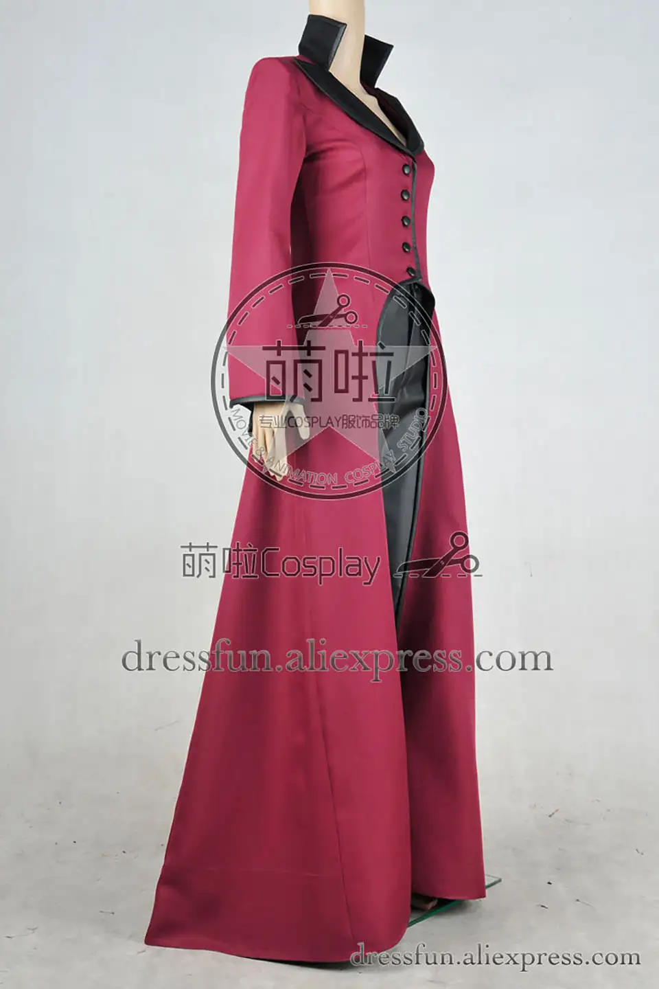 Once Upon A Time Regina Mills Evil Queen Cosplay Costume Halloween Club Party