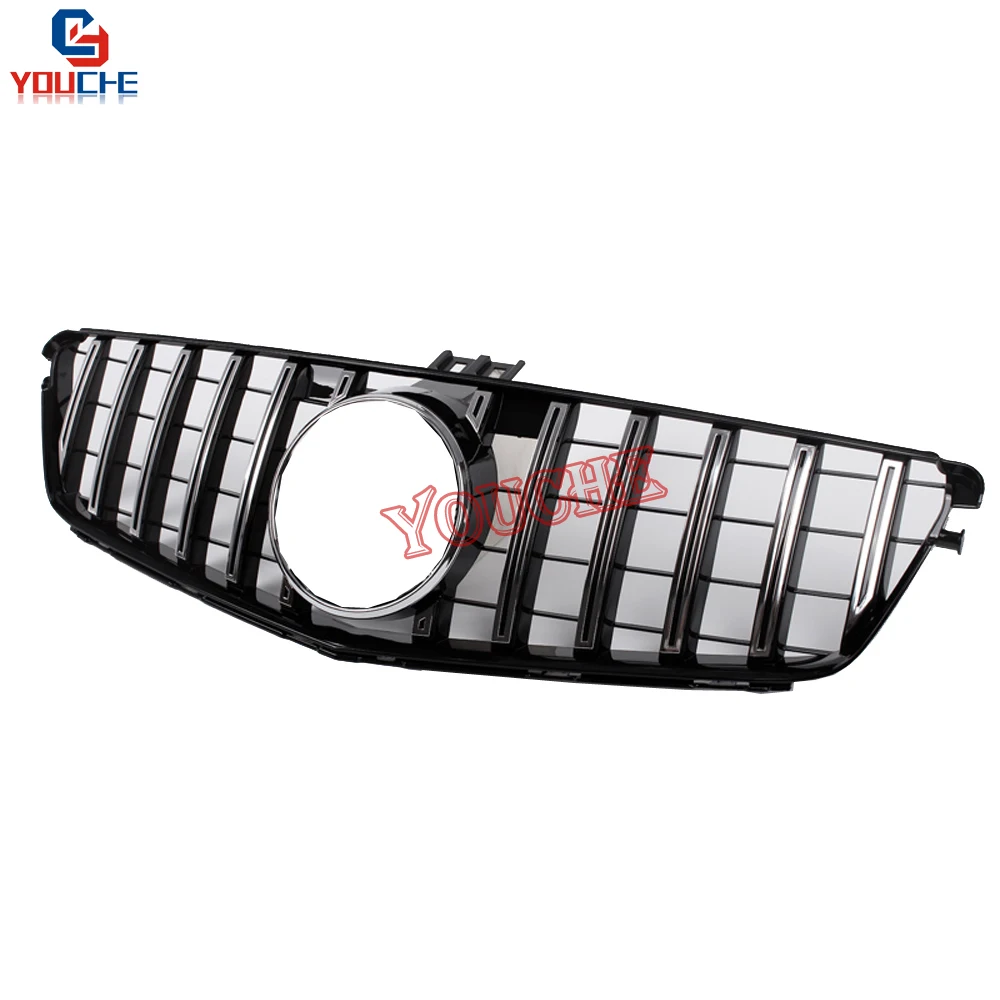 W204 GT Diamond Grill C63 AMG Style передняя решетка капота для Mercedes C C180 C200 C250 C300 C350 2008