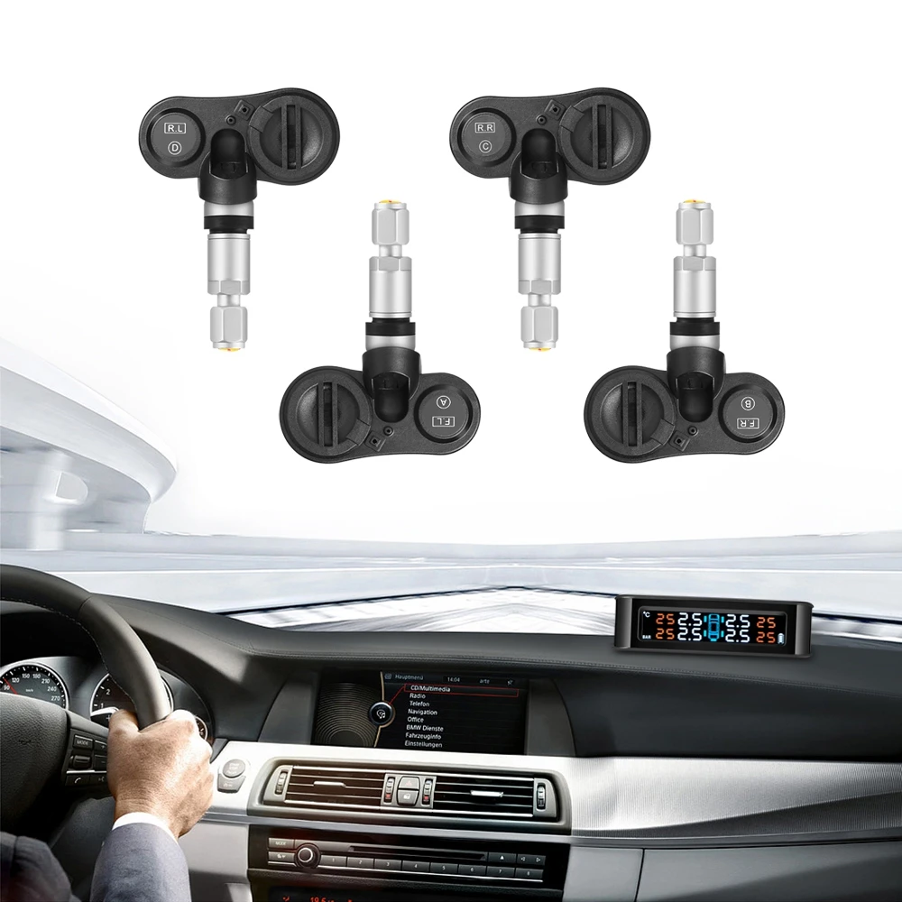 Zeepin C220 солнечные TPMS автомобильных шин Давление Мониторы Системы ...