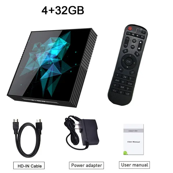 Смарт-бокс Android 9,0 Tv Box A95X Z2 Rockchip 4G 32GB 64GB Android box bluetooth 2,4/5,0G WiFi Google Play Android Tv box - Цвет: 4GB 32GB