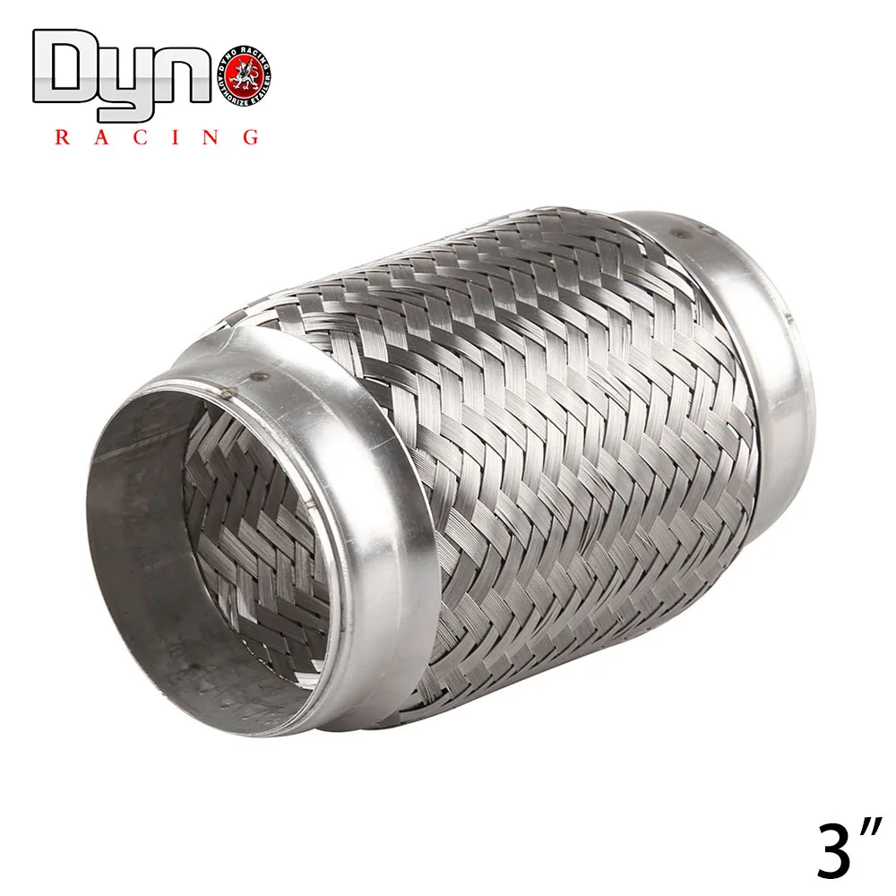 3" x 6" Exhaust Flex Pipe Stainless Steel Double Braid TP035in Exhaust
