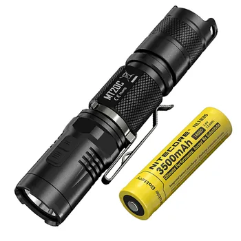 

LED Outdoor Flashlight NITECORE MT20C CREE XP-G2 (R5) max. 460 lumen small size torch + 18650 3500mAh rechargeable battery
