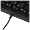 Negro Ultra delgado silencioso pequeño tamaño 78 teclas Mini teclado USB Multimedia para PC portátil con tailandés árabe ruso hebreo etiqueta ► Foto 3/6