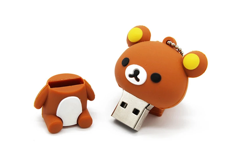 USB 3,0 милый флеш-накопитель Rilakkuma Bear style 16GB 32GB 64G 128G 256GB USB флеш-накопитель карта памяти U диск флешка