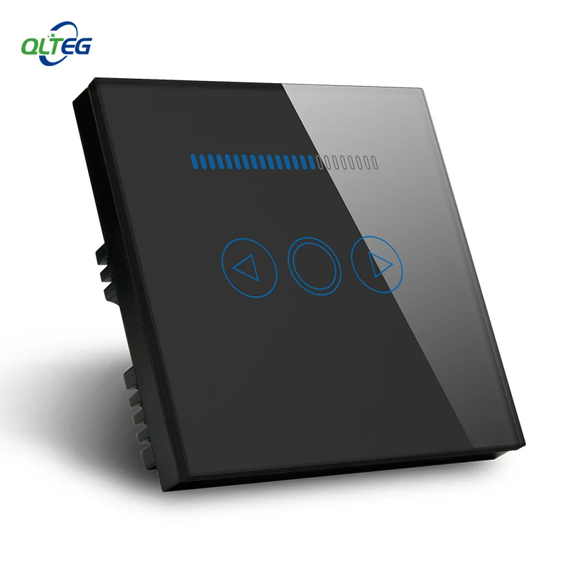  EU Standard LED Dimmer New Design Glass Panel Touch Light Switch Wall Switches 1 Gang 1 Way for led - 32712817367