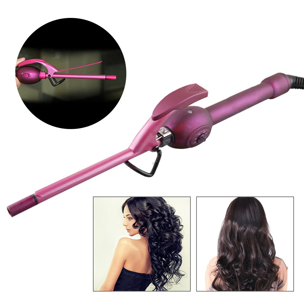 

Fashion Hot 9mm Mini Hair Curler for Men Women Curling Iron Wand Roller Beauty Hairstyle Tools HY99 AU01