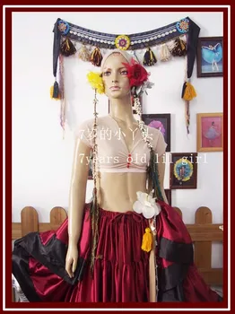 

Transparent thin belly dance top CUA08-16